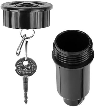 Nascondiglio per chiavi per esterni – portachiavi impermeabile nascosto per ugelli d'acqua | organizer di ricambio multifunzionale e vivace spazio sufficiente per chiavi