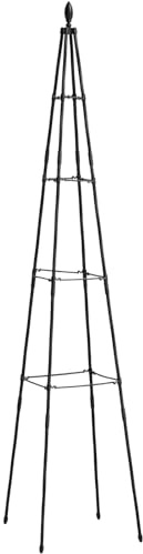 Enrejado Extensible - Enrejado De Jardin para Plantas Trepadoras | Jaula De Metal Flores Y Verduras, Ideal Exteriores, para Plantas Dé Interior, Enredaderas, Hiedras, Patios, Césped Y Jardín