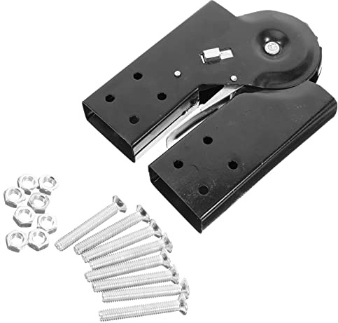 Tofficu Heavy Duty Ladder Joint Connector Durable Folding Ladder Hinge with Self Soft Closing Design Noise Dampening and Safe Operation Suitable for Home Use and Repair