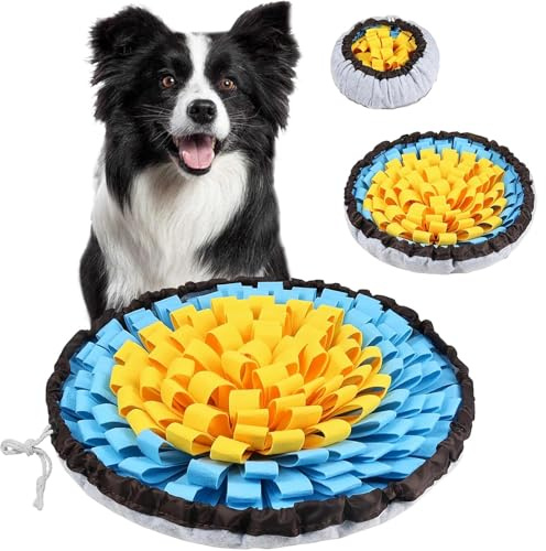 SHENGYIG Schnüffelmatte Hund, Waschbar Intelligenzspielzeug Hund | Verstellbar Schnüffelteppich Katze, Schnüffelspiele Hund, für Kleine, Große Hunde und Katze
