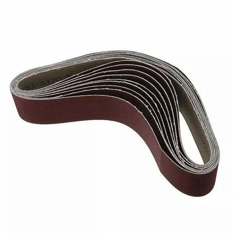 Cinta Lijadora Banda abrasiva de óxido aluminio 686 x 50 mm, lijadora grano 80-1000, pulidora metales, herramientas for trabajar la madera, accesorios for amoladoras(240)