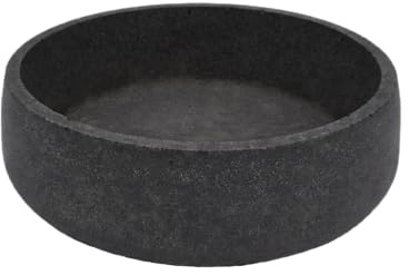 Generisch Betonschale | Deko Schale aus Beton | Handgefertigt | Moderne Deko | Blumentopf Schlüsselschale Pflanzentopf (Rund) (AnthrazitBeton ø185x60mm)