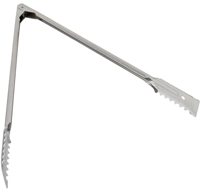 Edlund 6416HD 16 Heavy-Duty Countertop Gripper Tong | Commercial Flat Paddle and Serrated Utility Kitchen Utensil for Restaurant Buffet Catering, 16L x 16W x 0.98H, Stainless Steel (Pack of 1)
