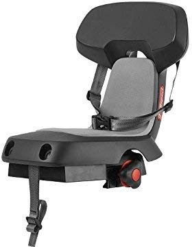 Polisport Kindersitz Guppy Fahrrad, Schwarz/Grau, M