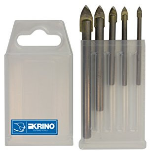 Krino 03146700 - Set Punte per Vetro e Ceramica - 5 Pezzi