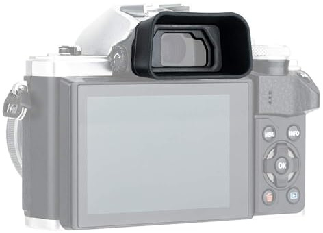 Große Augenmuschel Okular für Olympus OM5 OM5II EM5III EM5II EM10III EM10II | Verlängertes okular, Ersetzt EP-15, EP-16 eyepiece, Blendet streulicht im sucher aus, Bequem für außenaufnahmen