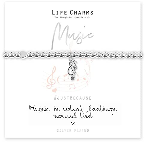 Life Charms Music Is What Feelings Sound Like Bracelet
