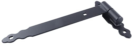 Ladenband mit Kloben 300mm Ladenbänder Schwarz Torband Türband Torbänder Kugel Bandrolle Gartentorscharnier Türscharnier Rechts Links Universal