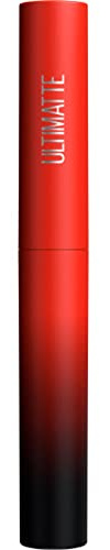 Maybelline New York Rossetto opaco, colori intensi e comfort, Color Sensational Ultimatte, colore n. 299 More Scarlet (rosso), 1 x 2 g
