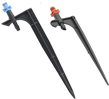 Arrosage du jardin d'irrigation de gazon Sprinkler avec support Atomisation Support 90/180/360 Degree brumisation Agriculture Irrigation Jardin Embouts Pulvérisateurs 20 Ensembles