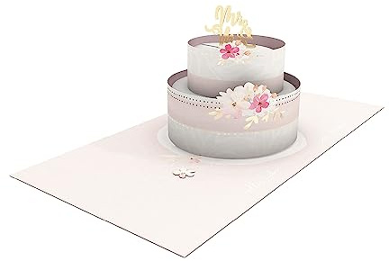 Grafik Werkstatt |Pretty Pop-Up Karte | dreidimensional | Zur Hochzeit alles Liebe
