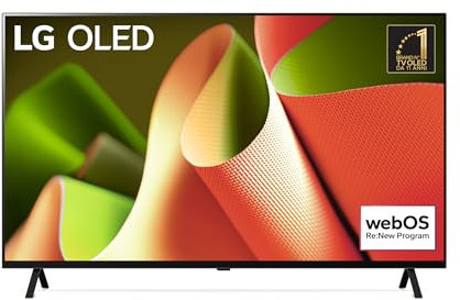 LG OLED 65'', Serie B4 2024, OLED65B46LA, Smart TV 4K, Processore α8, Dolby Vision, Dolby Atmos, 4 HDMI 2.1, Gsync, VRR, ThinQ AI, Wi-Fi, webOS 24, Telecomando puntatore