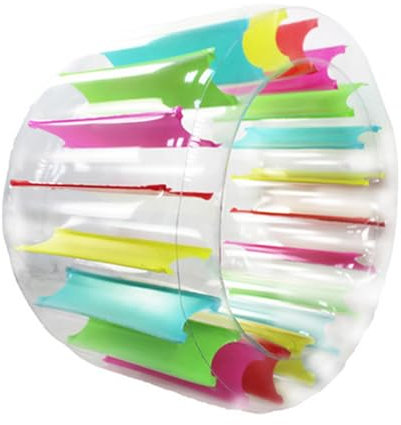 Rodillo acuático hinchable de color – Rueda hidráulica inflable, rueda flotante para piscina | Accesorio hinchable para piscinas multifuncionales, diversión veraniega para fiestas, rodillos de colores