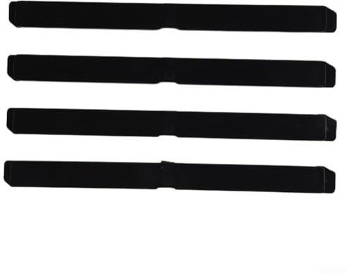 4 Stück Sleek Schwarz Ersatzteile Dachträgerabdeckungen, zuverlässige Abdeckung Dachträger passend für Opel Astra H Fahrzeuge