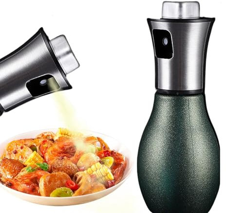 scyca Oil Mister Spray Bottle for Cooking, Oil Sprayer for Cooking - Oil Dispenser and Oil Sprayer, Continuous Spraying | Refillable Food Grade Oil Dispenser for Cooking, Salads
