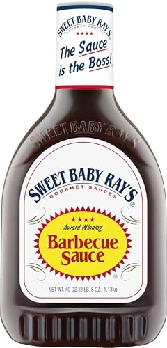 Sweet Baby Ray’s Salsa Barbacoa Original – Botella 1,13 kg (40 oz) | Sabor ahumado premiado USA para costillas, hamburguesas, alitas y marinados