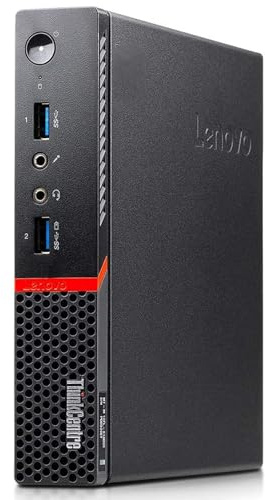 Lenovo Mini PC Ordenador de Escritorio ThinkCentre M900 Tiny, procesador Core i7-6700T, memoria RAM 16 GB, disco SSD 240 GB, Win 11 Pro (reacondicionado)