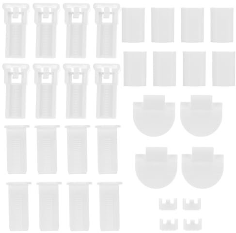 Healifty Pleated Blind Replacement Parts 32pcs Plastic Vertical Blind Fixers Accessories and Damage Repair