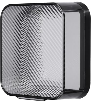 PATIKIL Outlet Cover Box, 4.29 x 3.98 x 1.77 Inch Transparent Plastic Outdoor Outlet Cover Electrical Plug Protector Waterproof for 86 Type Switches, Transparent Black