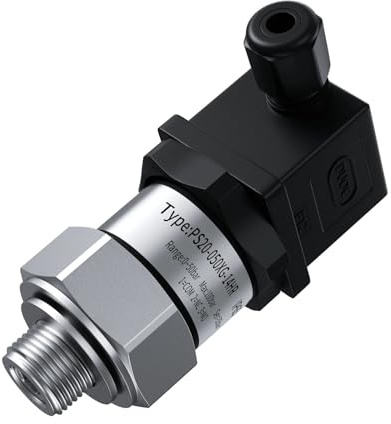 Justerbar mekanisk tryckbrytare för vattenpump, pneumatisk hydraulolja, membrantrycksmätare i rostfritt stål(G1-2 tråd, 30–300 bar)