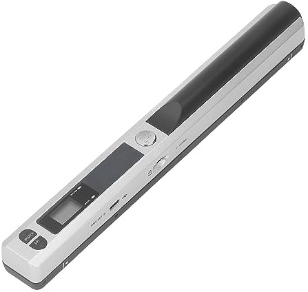 lyrlody Scanner Portatile, Scanner Fotografico per Documenti Portatile con modalità di Risoluzione di 300 600 900 DPI, per Operativo XP 7 (SILVER)