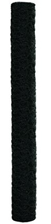 Dehner Drahtgitter, sechseckig, ca. 10 x 10 x 0.5 m, PVC-Beschichtung, dunkelgrün