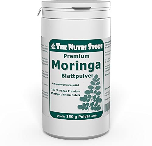 Moringa Pulver 150 g - 100% reines Premium Moringa oleifera Pulver