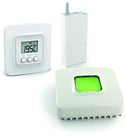 Delta Dore Termostato senza fili smart per caldaia e pompa di calore con web server Pack Tybox 5100 Connesso. Riscaldamento smart | programmazione | controllo vocale - 6050632