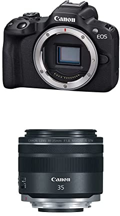 Canon EOS R50 Systemkamera + Canon RF 35mm F1.8 Objektiv