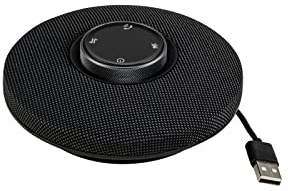 OMNITRONIC Ciao Système de conférence sans Fil 360° BT/USB | Haut-Parleur de conférence Bluetooth Portable pour réunions en Ligne