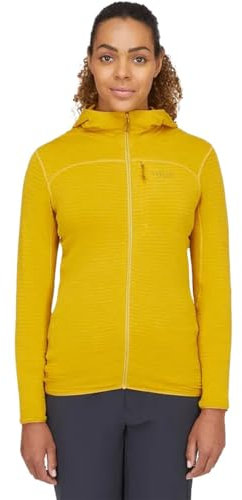 RAB Damen Ascendor Light Hoody Fleecejacke zum Klettern, Skifahren, Bergsteigen, Sahara, XL