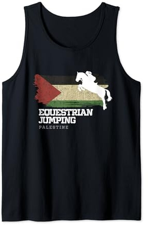 Womens Equestrian Jumping Palestine Jumping Tank Top