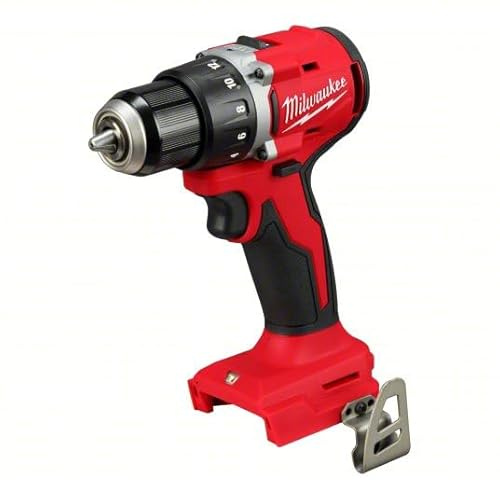 Milwaukee 3601-20 M118 18V Lithium-Ion Brushless Wireless 1/2 Perceuse/visseuse compacte (outil uniquement), rouge