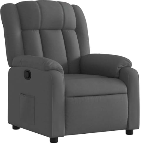 vidaXL Relaxsessel Dunkelgrau Stoff