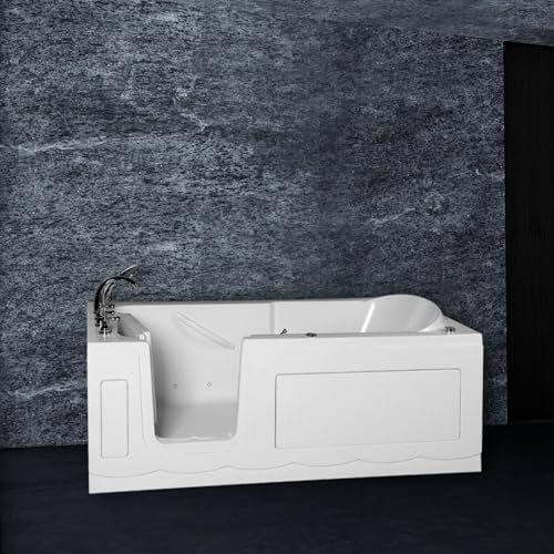 Luxus Tür Seniorenbadewanne F1 Whirlpool Senioren Acryl Badewanne 150x75cm Modell 2024