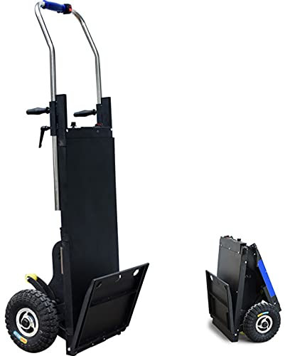 Carro Eléctrico Para Subir Escaleras Carro Plegable Que Ahorra Mano De Obra Capacidad De 200 Kg - Motor Sin Escobillas De 1200 W Y Batería Extraíble De 48 V/24 Ah - Escaleras Para Subir Y Bajar