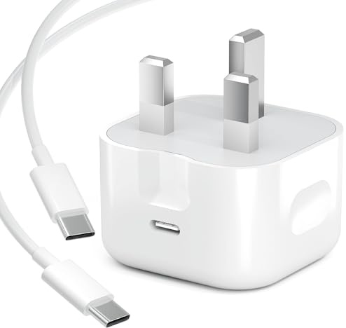 For Iphone 15 16 17 Charger, 20W USBC Charger Plug Fast Charging with 6ft USB C to Type C Cable,USB C Charger Cable and Plug Compatible with iPhone 15/15 Plus/15 Pro/15 Pro Max/16e/16ProMax/17/17Pro