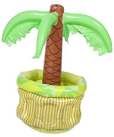 SUPVOX Inflatable Ice Container for Outdoor Parties Coconuts Palm Shape for Fiesta