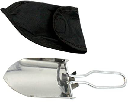 BESPORTBLE Pala De Jardín Plegable Herramienta Práctica para Quitar Barro Al Aire con Bolsa De Almacenamiento para Jardín y Camping