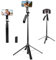 180cm Trípode para Movil, Palo Selfie Tripode para Móvil y Cámara, Extensible Ligero Tripod de Aluminio con Control Remoto, Extra Largo Trípode Teléfono para iPhone Samsung Huawei Xiaomi