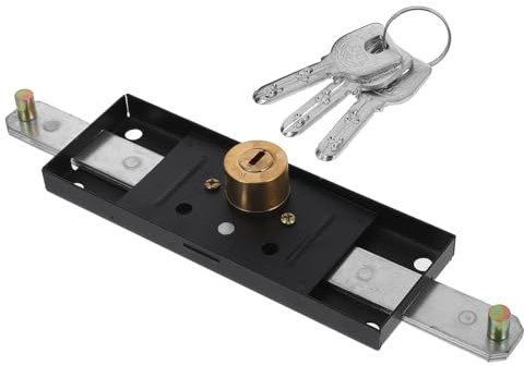 jojofuny Kit de Cerradura para Puerta de Garaje Cerradura para Puerta de Persiana con Llaves para Portón Enrollable Contenedor de Envío Almacén Y Garaje.