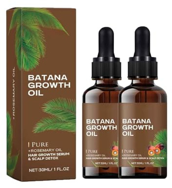 Bio Haarpflegeöl, mit Jojobaöl, Natürliches Feuchtigkeitsspendendes Haarpflegeöl für Geschädigtem Haar, Ätherisches Haaröl zur Pflege von trockenem Haar und Stärkung des Haars (1, 2 pc)