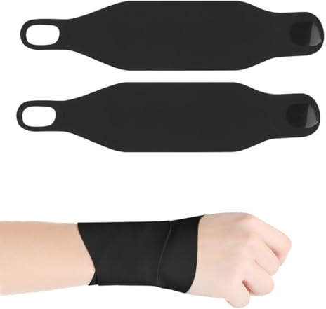 KIRZAX Bandage de poignet, lot de 2 bandages de soutien de poignet, bandage de poignet, salle de sport, adapté au fitness sportif, aux travaux ménagers