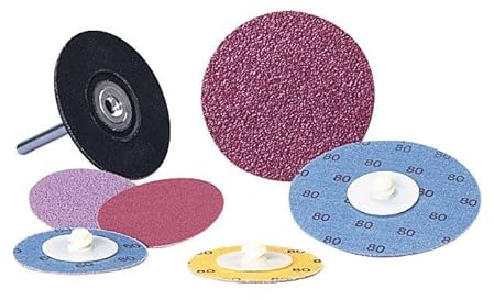 Discos de cambio rápido para lijado - 2 capas, sistema Lockit, compatible con Roloc - Ideal para trabajos de abrasión y acabado.