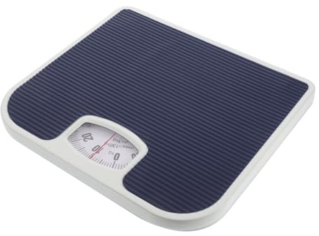 PERSELOSO Báscula de peso corporal para el hogar Báscula de baño mecánica con balanza de resorte Báscula de baño analógica Baterías Fácil de usar para medir el peso y la gestión de la salud