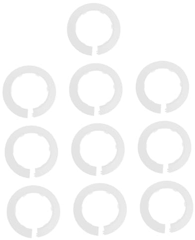 Didiseaon 10 pièces Lot de Caches Trous Muraux pour Climatiseur Plastique Résistants Chaleur et Corrosion Faciles à Installer Nettoyer Décoratifs et Étanches