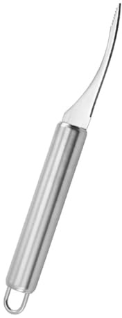 STOBAZA Sgusciatore per Gamberi in Acciaio Resistente Pelapatate per Gamberi Sgusciatore Efficiente per Gamberetti Piccolo Utensile da Cucina Facile da Pulire e Riporre