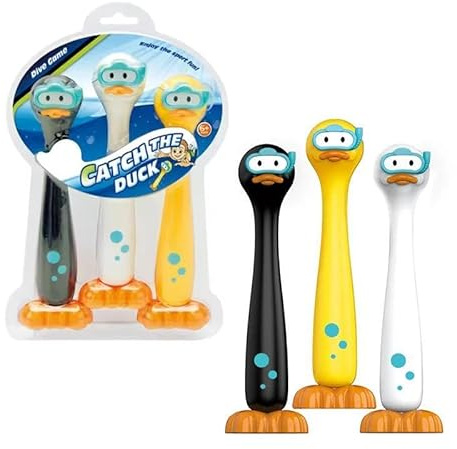 3 Pcs Duck Swimming Diving Sticks Pool Toys For Baby Ages 4-8, Training Sinking Dive Toy Diving, Throwing Summer For Baby