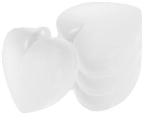 TOYZFRIENDY 4 Contrapesos para Globos en Forma de Corazón Pesas Decorativas de Resina para Decoración de Fiesta Colgantes para Centros de Mesa en Cumpleaños Bodas y Shower