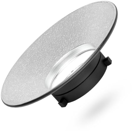 Le réflecteur de Plat de diffuseur de lumière d ' Alliage d ' Aluminium pour Le Clignotant d ' Appareil-Photo fournit l ' éclairage de Grands Angles de 120 degrés améliore Le Refl de lumière